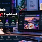 Adobe Firefly Explained showing AI image generation, image editing, vector creation, video synthesis, audio creation, and Creative Cloud integration.
