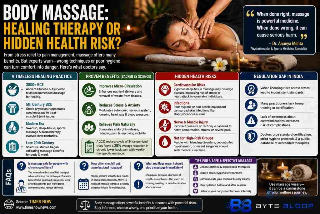 Bytebloop.com Body Massage Healing Therapy or Hidden Health Risk