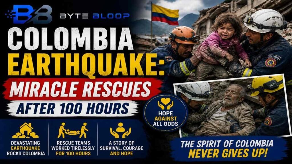 Bytebloop.com Colombia earthquake