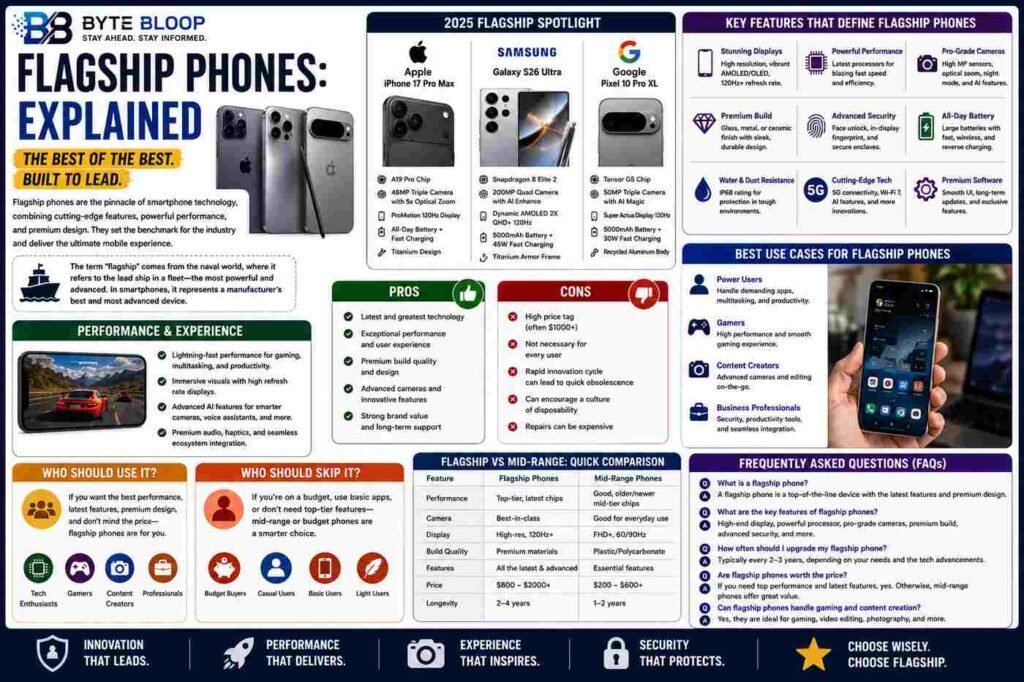 Bytebloop.com Flagship Phones Explained