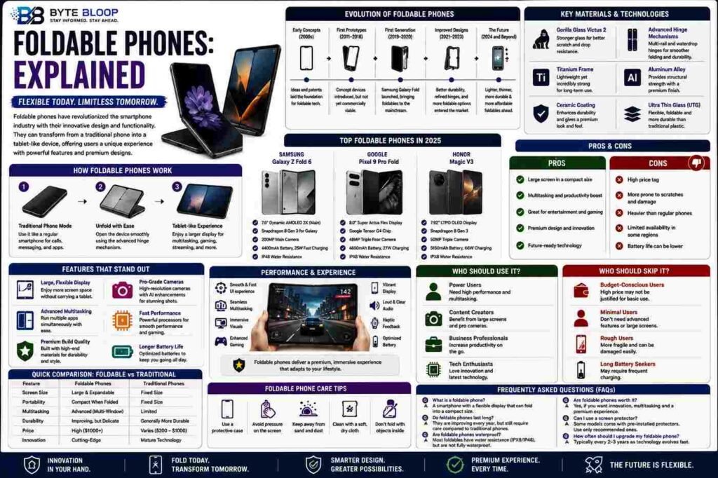 Bytebloop.com Foldable Phones Explained
