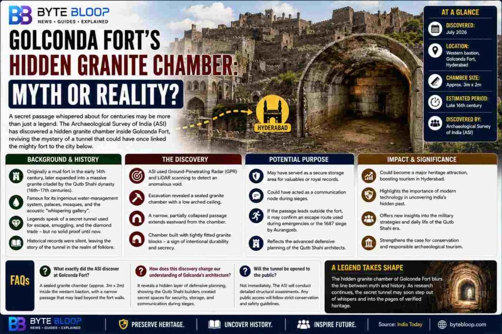 Bytebloop.com Golconda Fort Hidden Granite Chamber Myth or Reality