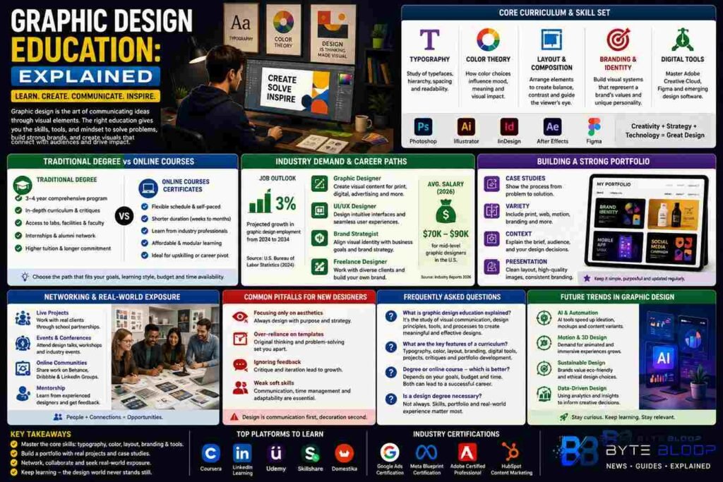 Bytebloop.com Graphic Design Education Explained