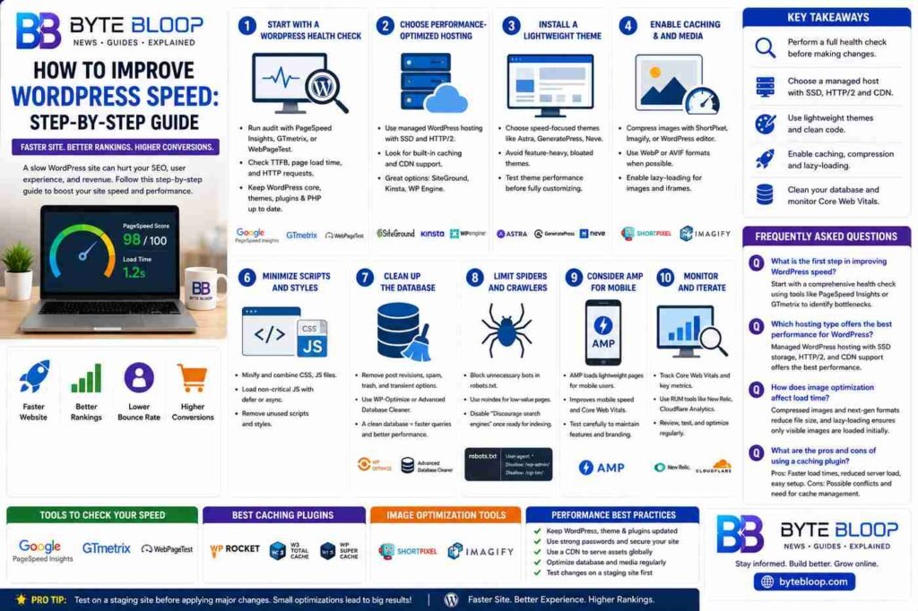 Bytebloop.com How to Improve WordPress Speed_ Step-by-Step Guide