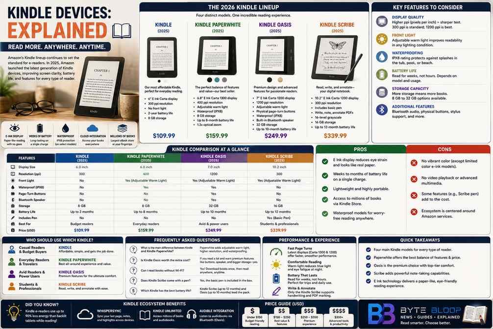 bytebloop.com Kindle Devices Explained