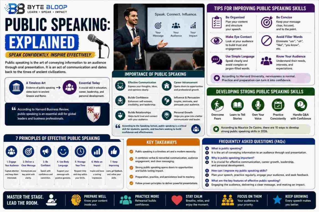 Bytebloop.com Public Speaking Explained