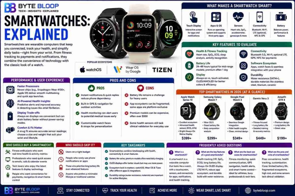 Bytebloop.com Smartwatches Explained