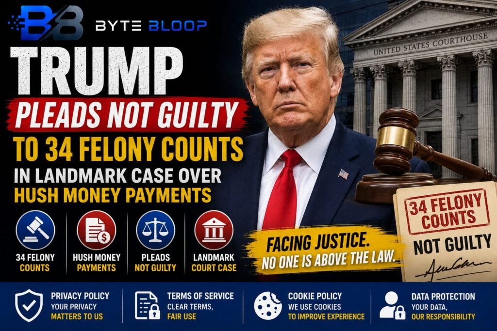 Bytebloop.com Trump pleads not guilty