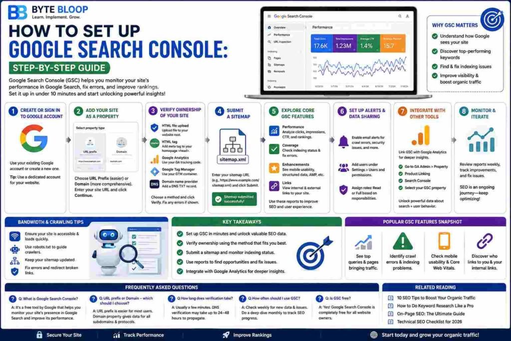 Bytebloop.com how-to-set-up-google-search-console-