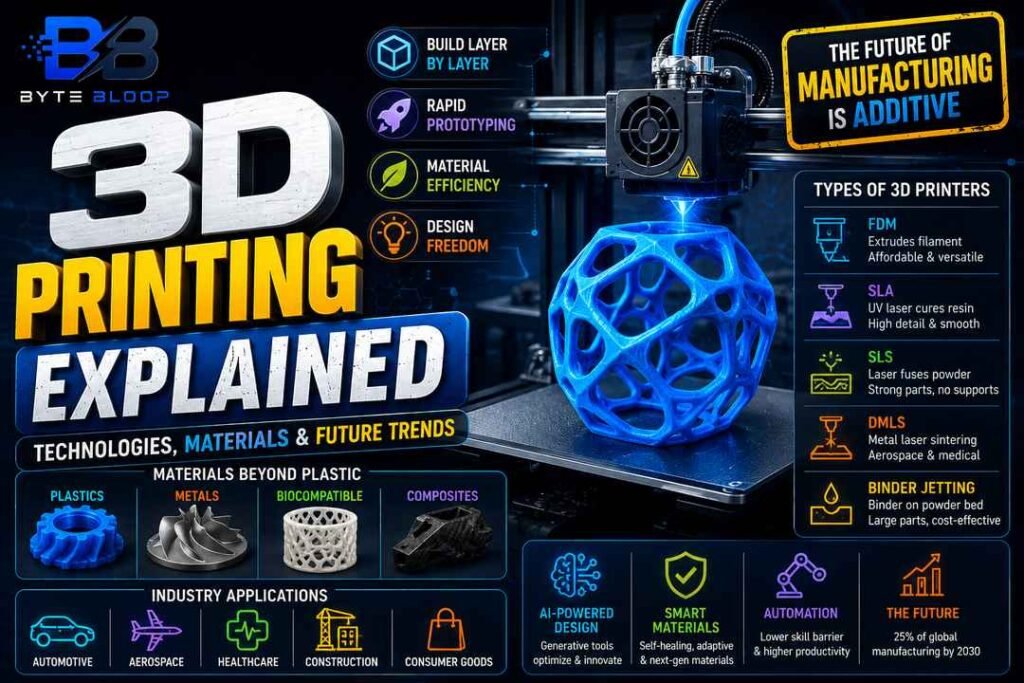3D printing explained in 2026