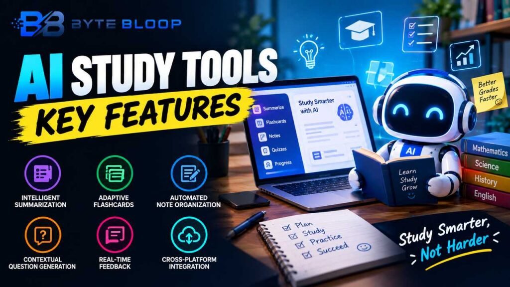 ByteBloop_AI_Study_Tools_Key_Features