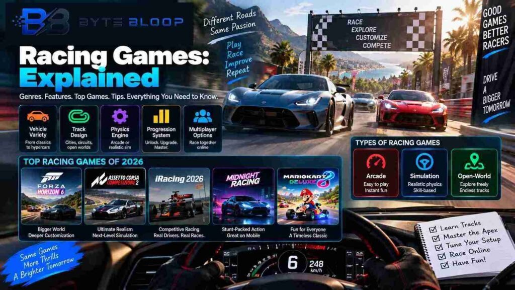 Bytebloop.com Racing Games Featured Image