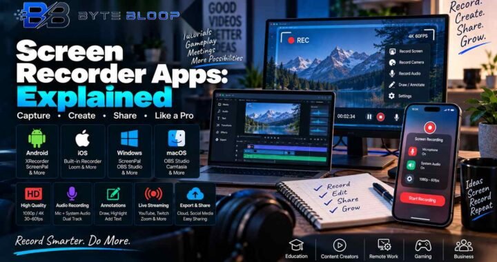 Bytebloop.com Screen Recorder Apps Explained