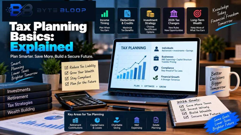 Bytebloop.com Tax Planning Basics Featured Image