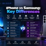 iPhone vs Samsung comparison showing iPhone 17 and Samsung Galaxy S26 II differences in display, software, camera, performance, battery, design, and pricing.