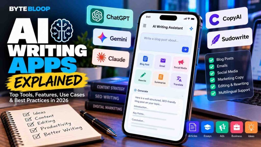 Bytebloop.com AI Writing Apps Explained